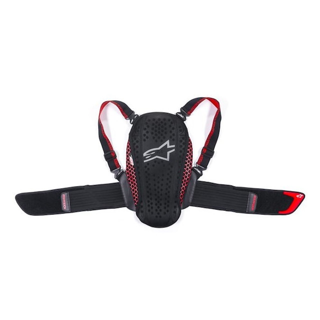 PARASCHIENA ALPINESTARS NUCLEON KR-Y YOUTH PROTECTOR - BLACK RED