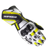 SPIDI CARBO 3 LEATHER GLOVES - BLACK FLUO YELLOW