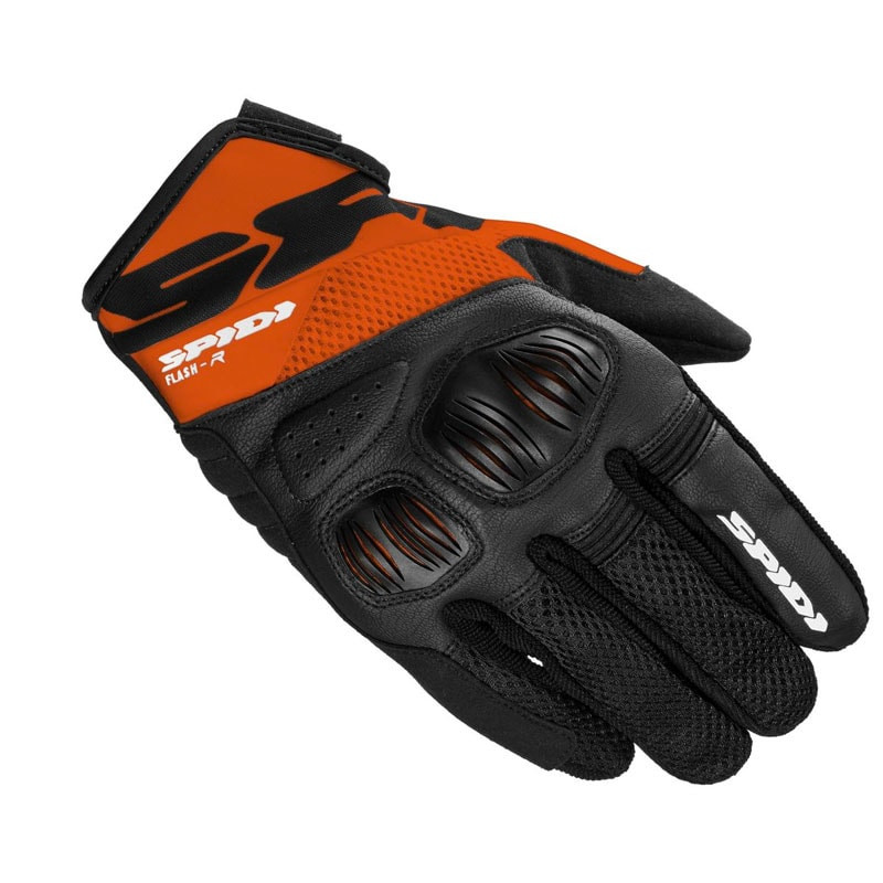 SPIDI FLASH-R EVO GLOVES - BLACK ORANGE
