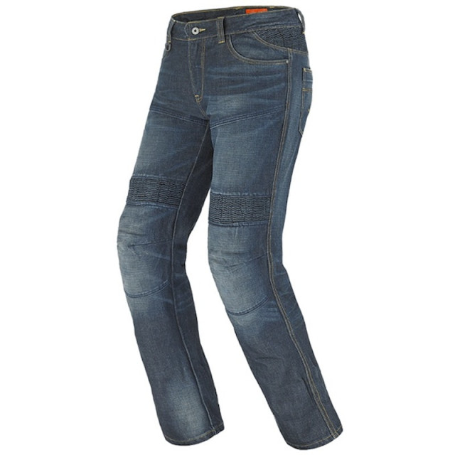 SPIDI J&RACING JEANS - BLUE DARK USED