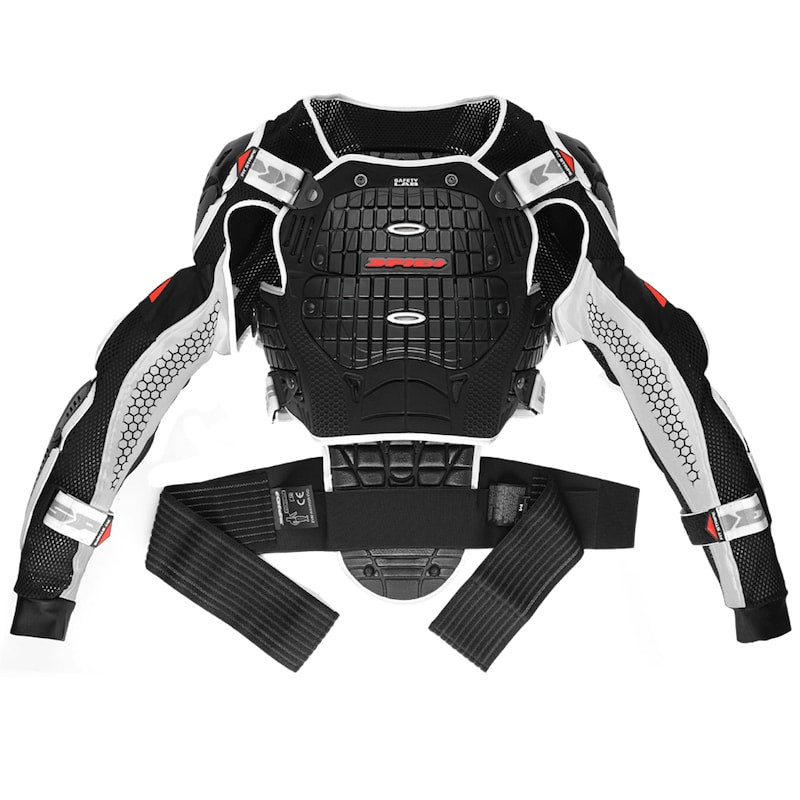 Spidi Safety Lab Black Warrior Protector Motorcycle 180-195 