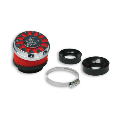 MALOSSI - Filtro aria RED FILTER E13 con Ø 60 inclinato 25° per carbur