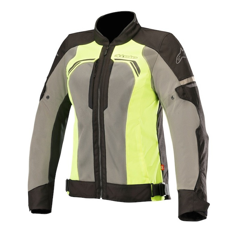 ALPINESTARS STELLA DURANGO AIR JACKET - BLACK DARK GRAY YELLOW FLUO