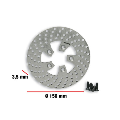 MALOSSI - % BRAKE POWER DISC Bremsscheibe auss. Ø 156 - Dicke 3,5 mm