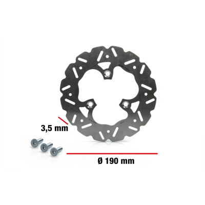 MALOSSI - WHOOP DISC disque de frein Ø ext. 190 - epaiss. 3,5 mm