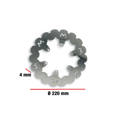 MALOSSI - Disco freno WHOOP DISC Ø esterno 220 - spessore 4 mm