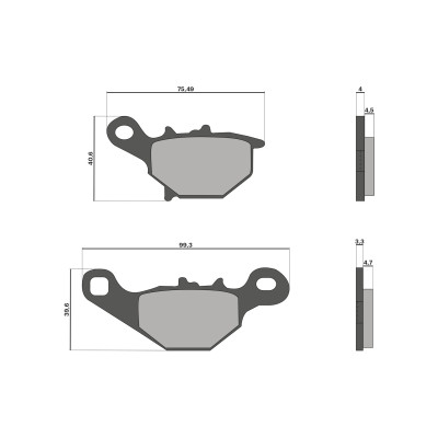 MALOSSI - Pastiglie freno BRAKE PADS