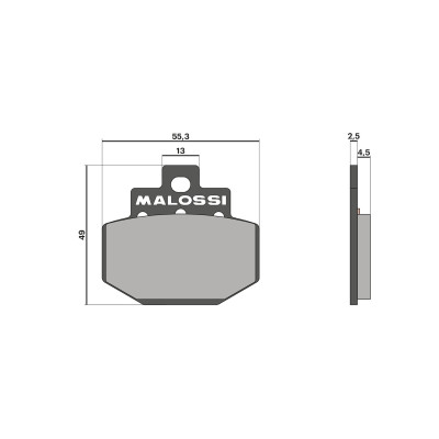 MALOSSI - BRAKE PADS Bremsklötze