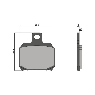 MALOSSI - BRAKE PADS pastillas de freno