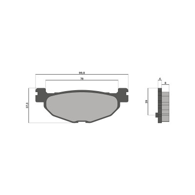 MALOSSI - Pastiglie freno BRAKE PADS