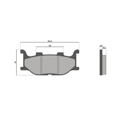 MALOSSI - Pastiglie freno BRAKE PADS
