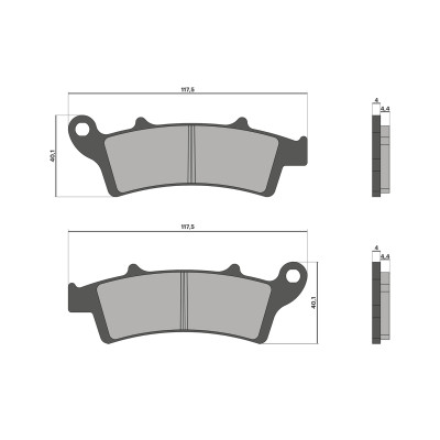 MALOSSI - Pastiglie freno BRAKE PADS