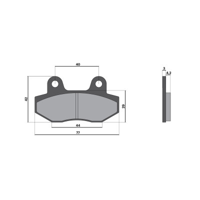 MALOSSI - Pastiglie freno BRAKE PADS