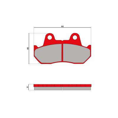 MALOSSI - Brake pads mhr