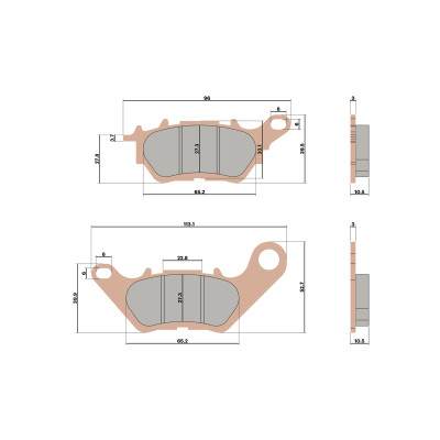 MALOSSI - Brake pads mhr synt