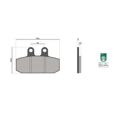 MALOSSI - BRAKE PADS pastillas de freno homologadas