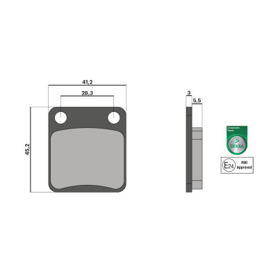 MALOSSI - BRAKE PADS Bremsklötze homologiert