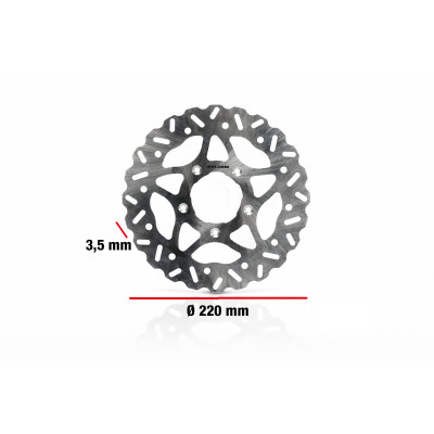 MALOSSI - WHOOP DISC brake disc ext. Ø 220 - thickness 3,5 mm