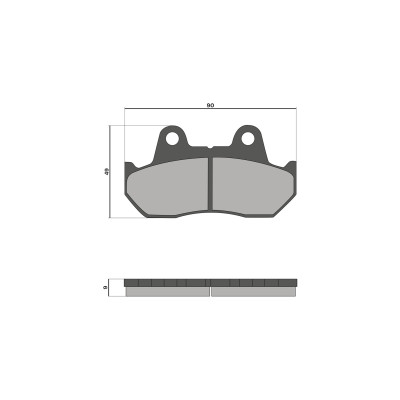 MALOSSI - BRAKE PADS Bremsklötze