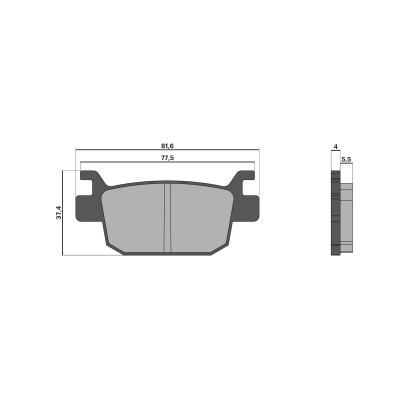 MALOSSI - BRAKE PADS Bremsklötze