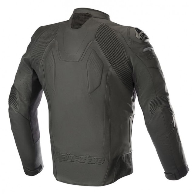 ALPINESTARS CALIBER LEATHER JACKET BLACK - BACK