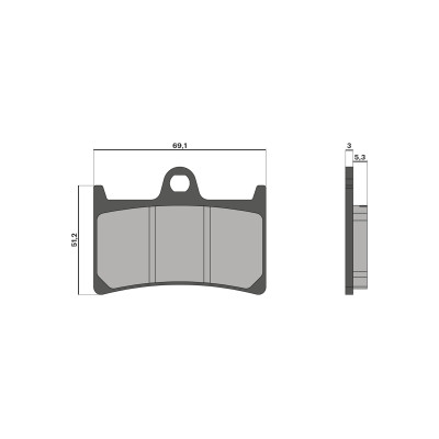 MALOSSI - Pastiglie freno BRAKE PADS