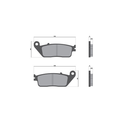 MALOSSI - BRAKE PADS pastillas de freno