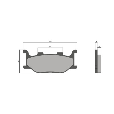 MALOSSI - Pastiglie freno BRAKE PADS