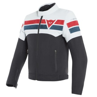 DAINESE 8-TRACK TEX JACKET - Black-Ice-Red