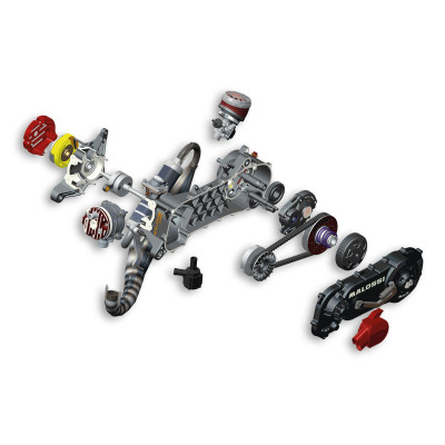 MALOSSI - C-ONE 70cc Piaggio complete engine (wheel 10) - not assemble