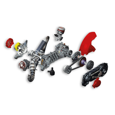 MALOSSI - Motore completo RC-ONE 94cc, non assemblato, per motore Piag