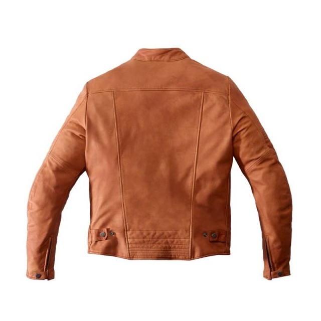 GIACCA SPIDI GARAGE LEATHER - BACK
