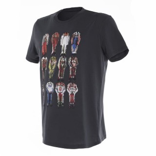 DAINESE 12 CHAMPIONS T-SHIRT - Anthracite