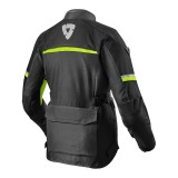 REV'IT OUTBACK 3 LADIES JACKET - Black-Neon Yellow - BACK