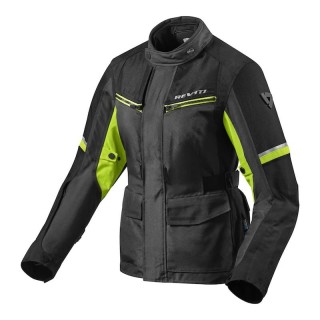 GIACCA REV'IT OUTBACK 3 DONNA - Black-Neon Yellow