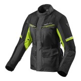 GIACCA REV'IT OUTBACK 3 DONNA - Black-Neon Yellow