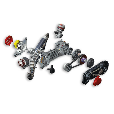 MALOSSI - RC-ONE 94cc Piaggio complete engine (wheel 10) - not assembl