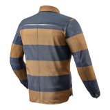 REV'IT TRACER AIR OVERSHIRT - Brown-blue - BACK