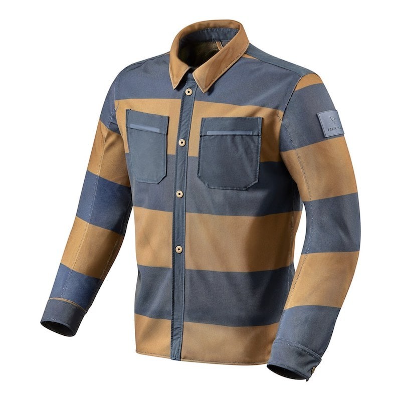 REV'IT TRACER AIR OVERSHIRT - Brown-blue
