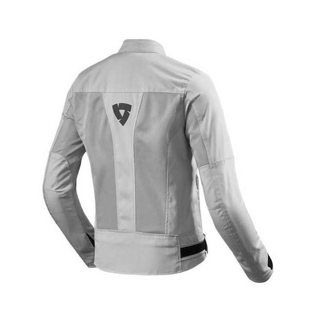 REV'IT JACKET ECLIPSE LADIES SILVER - BACK