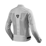 REV'IT JACKET ECLIPSE LADIES SILVER - BACK