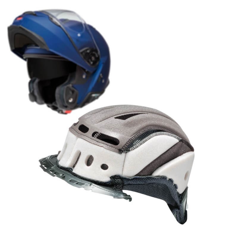 Modular Motorcycle Helmet Center Pad Regeneration Burnoutmotor