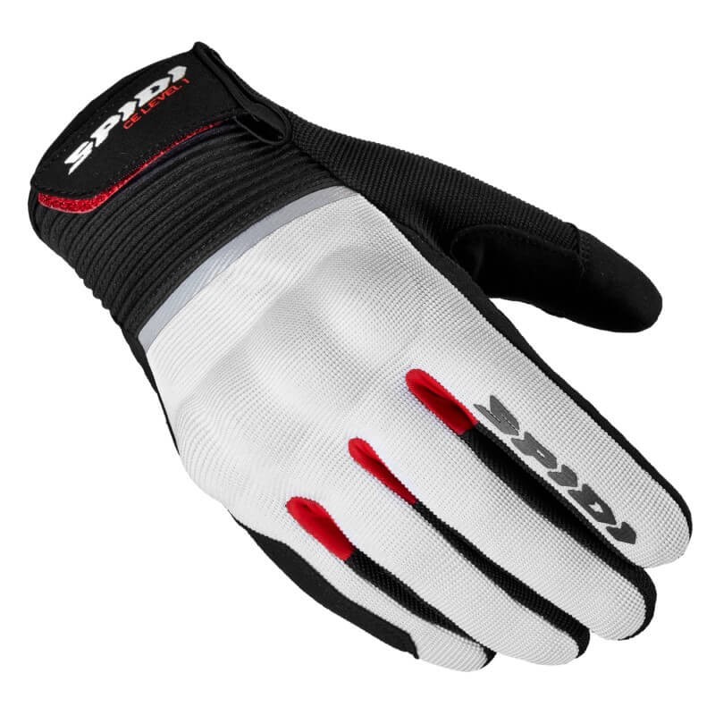 Size 2XL SPIDI Motorcycle G-Flash Tex Gloves Black