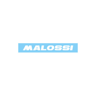 MALOSSI - MALOSSI WHITE HEAT-RESISTENT STICKER - L.11 cm
