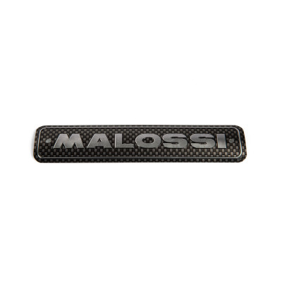 MALOSSI - Targa in alluminio per marmitte 35x150 mm