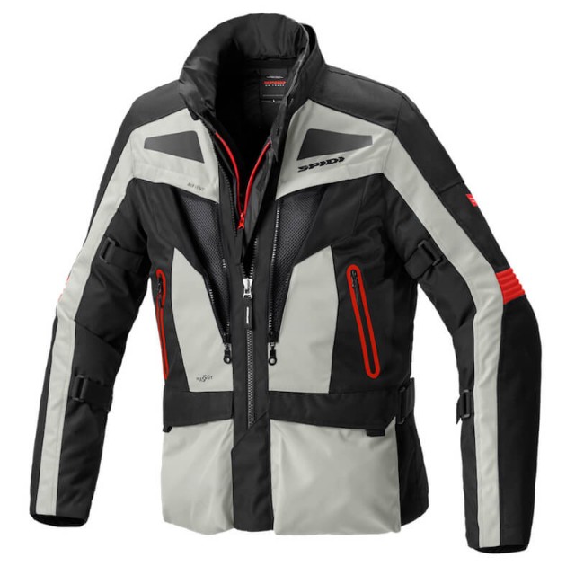 SPIDI VOYAGER EVO H2OUT JACKET - Ice-Red - OPEN AIR INTAKE