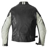SPIDI VINTAGE LEATHER JACKET - Ice-Black - BACK