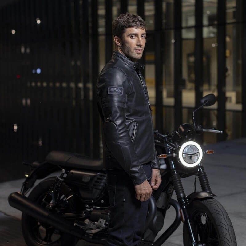 Spidi Giubbotti Moto In Pelle Vintage Spidi Giacca In Pelle Da