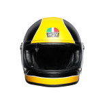 CASCO AGV X3000 SUPER AGV MATT BLACK YELLOW - FRONTE