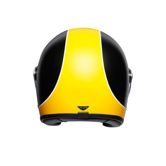 CASCO AGV X3000 SUPER AGV MATT BLACK YELLOW - RETRO